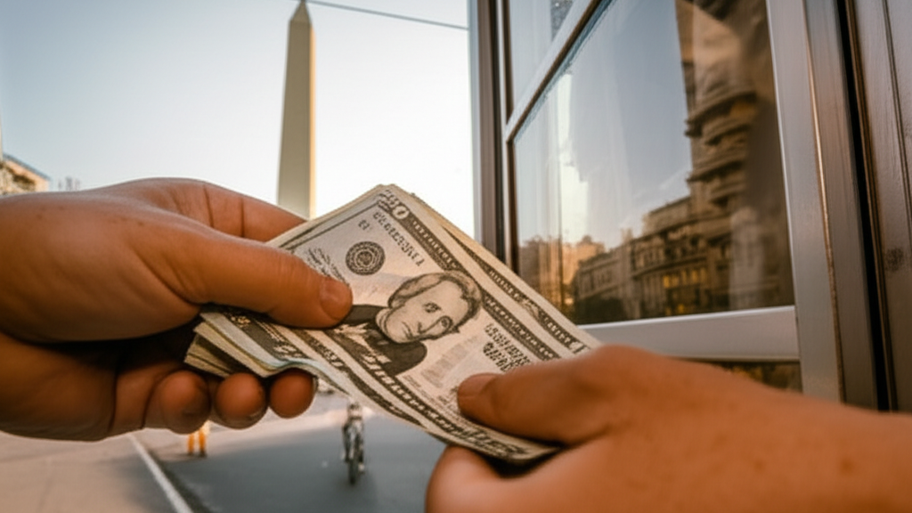 Money exchange in Buenos Aires - US dollars to Argentine pesos
