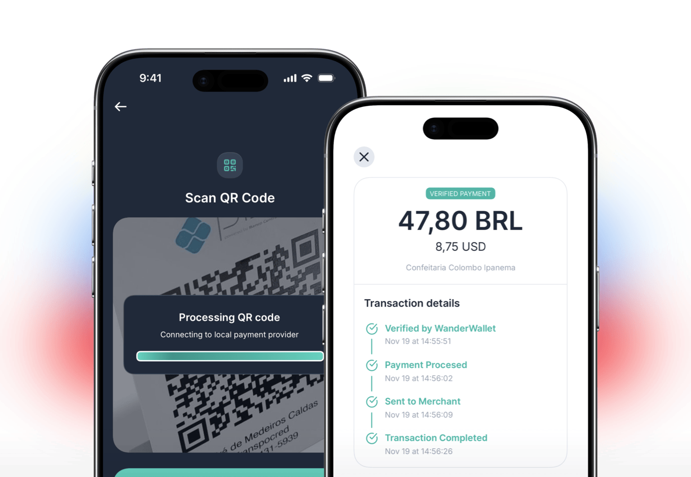 Instant QR Payments and Transfers